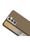 Galaxy S25 Kılıf M-safe Şarj Özellikli Karbon Fiber Görünümlü Zore Gros Kapak