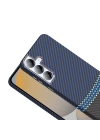 Galaxy S25 Plus Kılıf M-safe Şarj Özellikli Karbon Fiber Görünümlü Zore Gros Kapak