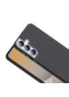 Galaxy S25 Plus Kılıf M-safe Şarj Özellikli Karbon Fiber Görünümlü Zore Gros Kapak