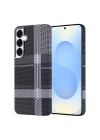 Galaxy S25 Plus Kılıf M-safe Şarj Özellikli Karbon Fiber Görünümlü Zore Nekst Kapak