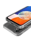Galaxy S25 Plus Kılıf M-safe Şarj Özellikli Şeffaf Sert PC Zore Embos Kapak