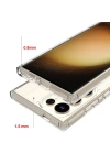 Galaxy S25 Ultra Kılıf M-safe Şarj Özellikli Şeffaf Sert PC Zore Embos Kapak