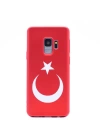 Galaxy S9 Kılıf Zore Bayrak Silikon