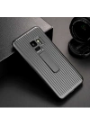 Galaxy S9 Plus Kılıf Zore Wave Standlı Mıknatıslı Kapak