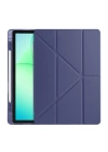 Galaxy Tab A11 Plus Kılıf Zore Tri Folding Kalem Bölmeli Standlı Kılıf