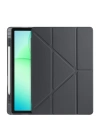Galaxy Tab A11 Plus Kılıf Zore Tri Folding Kalem Bölmeli Standlı Kılıf