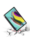 Galaxy Tab A7 10.4 T500 2020 Kılıf Zore Tri Folding Kalem Bölmeli Standlı Kılıf