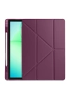 Galaxy Tab A9 Kılıf Zore Tri Folding Kalem Bölmeli Standlı Kılıf