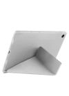 Galaxy Tab A9 Kılıf Zore Tri Folding Kalem Bölmeli Standlı Kılıf