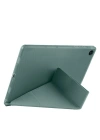 Galaxy Tab A9 Kılıf Zore Tri Folding Kalem Bölmeli Standlı Kılıf