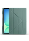 Galaxy Tab S10 FE Plus Kılıf Zore Tri Folding Kalem Bölmeli Standlı Kılıf