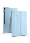 Galaxy Tab S10 FE Plus Kılıf Zore Tri Folding Kalem Bölmeli Standlı Kılıf