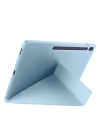Galaxy Tab S10 FE Plus Kılıf Zore Tri Folding Kalem Bölmeli Standlı Kılıf