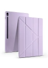 Galaxy Tab S10 FE Plus Kılıf Zore Tri Folding Kalem Bölmeli Standlı Kılıf