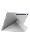Galaxy Tab S10 FE Plus Kılıf Zore Tri Folding Kalem Bölmeli Standlı Kılıf