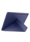 Galaxy Tab S10 FE Plus Kılıf Zore Tri Folding Kalem Bölmeli Standlı Kılıf