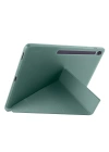 Galaxy Tab S10 FE Plus Kılıf Zore Tri Folding Kalem Bölmeli Standlı Kılıf