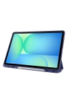 Galaxy Tab S10 FE Plus Kılıf Zore Tri Folding Kalem Bölmeli Standlı Kılıf