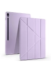 Galaxy Tab S10 FE Plus Kılıf Zore Tri Folding Kalem Bölmeli Standlı Kılıf