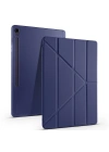 Galaxy Tab S10 FE Plus Kılıf Zore Tri Folding Kalem Bölmeli Standlı Kılıf