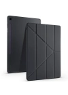 Galaxy Tab S10 FE Plus Kılıf Zore Tri Folding Kalem Bölmeli Standlı Kılıf