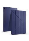Galaxy Tab S10 FE Plus Kılıf Zore Tri Folding Kalem Bölmeli Standlı Kılıf