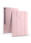 Galaxy Tab S10 FE Plus Kılıf Zore Tri Folding Kalem Bölmeli Standlı Kılıf