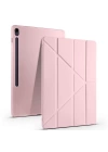 Galaxy Tab S10 FE Plus Kılıf Zore Tri Folding Kalem Bölmeli Standlı Kılıf