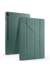 Galaxy Tab S10 FE Plus Kılıf Zore Tri Folding Kalem Bölmeli Standlı Kılıf