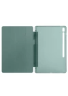 Galaxy Tab S10 FE Plus Kılıf Zore Tri Folding Kalem Bölmeli Standlı Kılıf