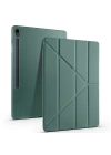 Galaxy Tab S10 FE Plus Kılıf Zore Tri Folding Kalem Bölmeli Standlı Kılıf