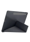 Galaxy Tab S10 Lite Kılıf Zore Tri Folding Kalem Bölmeli Standlı Kılıf