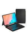 Galaxy Tab S11 Ultra Zore Border Keyboard Bluetooh Bağlantılı Standlı Klavyeli Tablet Kılıfı