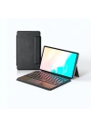 Galaxy Tab S11 Zore Border Keyboard Bluetooh Bağlantılı Standlı Klavyeli Tablet Kılıfı