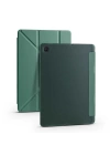 Galaxy Tab S6 Lite P610 Kılıf Zore Tri Folding Kalem Bölmeli Standlı Kılıf