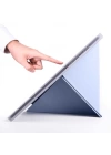Galaxy Tab S6 Lite P610 Kılıf Zore Tri Folding Kalem Bölmeli Standlı Kılıf