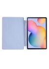 Galaxy Tab S6 Lite P610 Kılıf Zore Tri Folding Kalem Bölmeli Standlı Kılıf