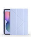 Galaxy Tab S6 Lite P610 Kılıf Zore Tri Folding Kalem Bölmeli Standlı Kılıf