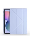 Galaxy Tab S6 Lite P610 Kılıf Zore Tri Folding Kalem Bölmeli Standlı Kılıf