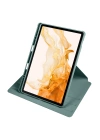 Galaxy Tab S7 FE LTE (T737-T736-T733-T730) Kılıf Zore Termik Kalem Bölmeli Dönebilen Standlı Kılıf