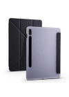Galaxy Tab S7 T870 Kılıf Zore Tri Folding Kalem Bölmeli Standlı Kılıf