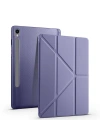 Galaxy Tab S9 FE Kılıf Zore Tri Folding Kalem Bölmeli Standlı Kılıf