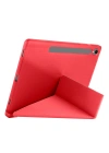 Galaxy Tab S9 FE Kılıf Zore Tri Folding Kalem Bölmeli Standlı Kılıf