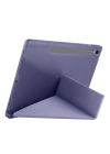 Galaxy Tab S9 FE Kılıf Zore Tri Folding Kalem Bölmeli Standlı Kılıf