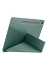 Galaxy Tab S9 FE Kılıf Zore Tri Folding Kalem Bölmeli Standlı Kılıf