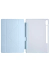 Galaxy Tab S9 FE Plus Kılıf Zore Tri Folding Kalem Bölmeli Standlı Kılıf