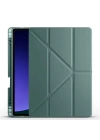 Galaxy Tab S9 Kılıf Zore Tri Folding Kalem Bölmeli Standlı Kılıf