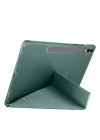 Galaxy Tab S9 Plus Kılıf Zore Tri Folding Kalem Bölmeli Standlı Kılıf