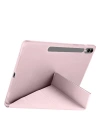Galaxy Tab S9 Plus Kılıf Zore Tri Folding Kalem Bölmeli Standlı Kılıf