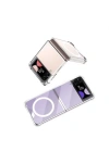 Galaxy Z Flip 4 Kılıf Wireless Şarj Özellikli Airbagli Zore Kıpta Anti Shock M-safe Kapak